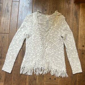 White knit sweater size 0